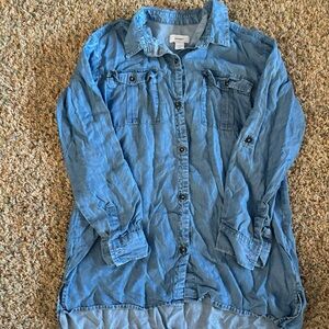 Old Navy Light Blue Kids Button Down Shirt
